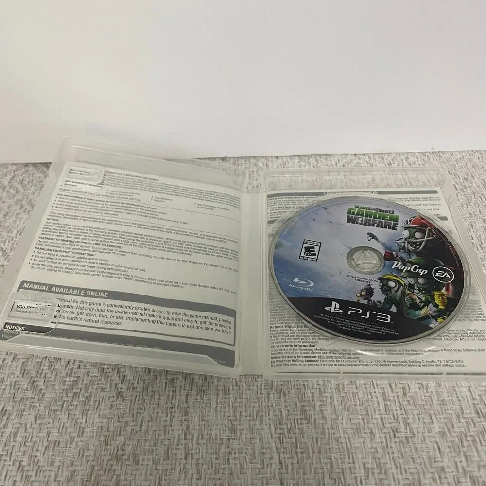 Plants vs. Zombies Garden Warfare Video Game for Sony Playstation 3